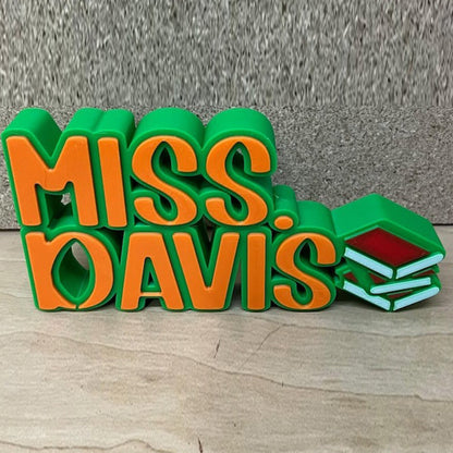 Personalized Desk Name Plate for Teachers