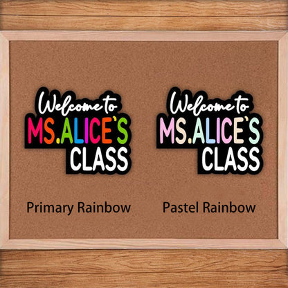 Doorframe Sign,Gift for teacher,Teachers' day gift, Teacher Name Sign