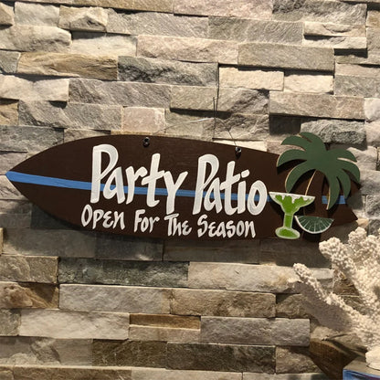 Handmade Surfboard Sign,Personalized