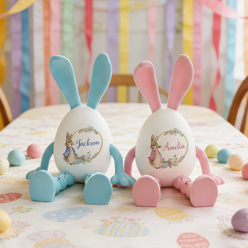 Mini Bunny Egg Fun Easter 3D Printed Cute Toy and Gift for Easter