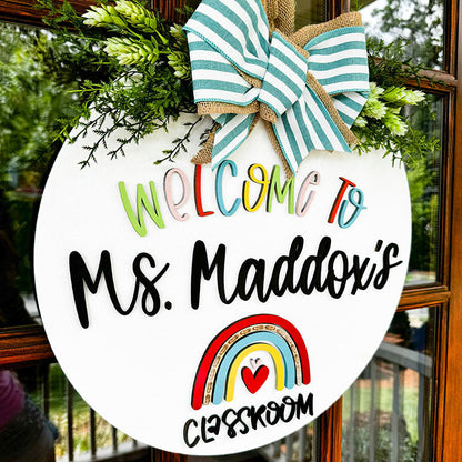 Classroom Door Hanger | Teacher Door Hanger | End of Year Teacher Gift