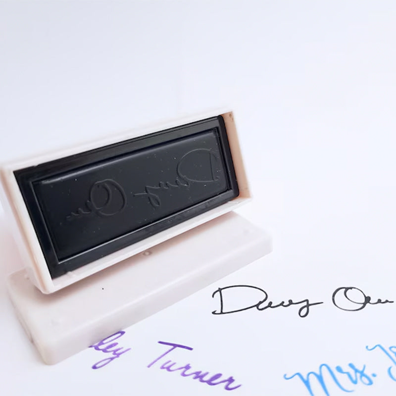 Personal Signature Self Inking Stamp for Custom Signature