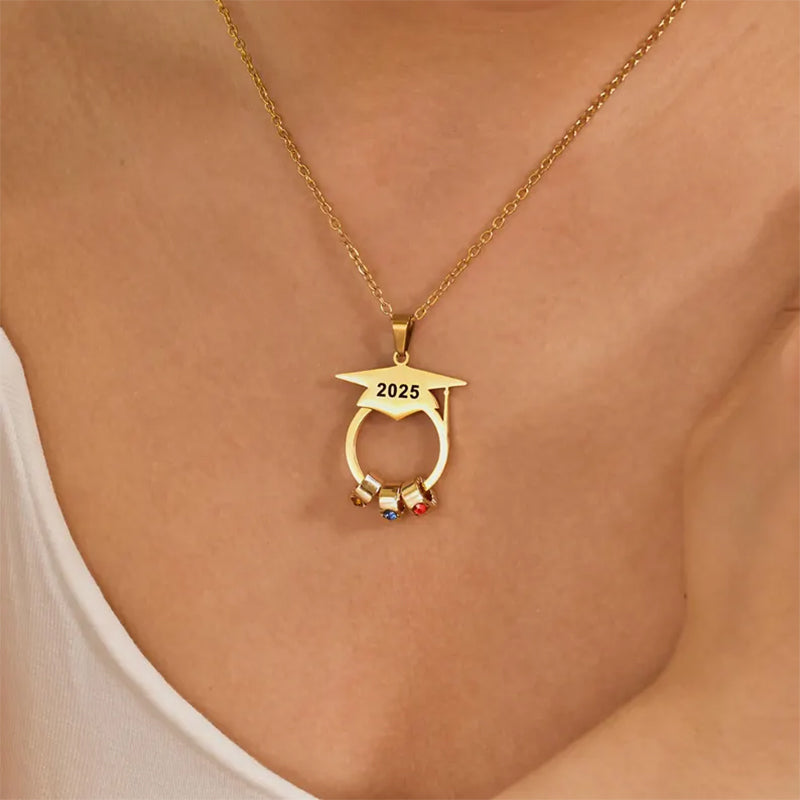 Personalized Graduation Necklace with Graduate's Name