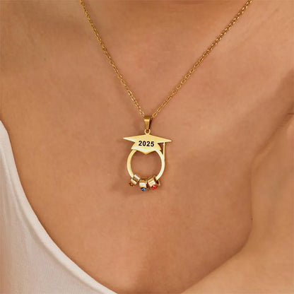 Personalized Graduation Necklace with Graduate's Name