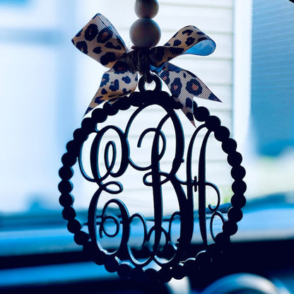 Car charm rear view mirror | Cheetah car mirror charm