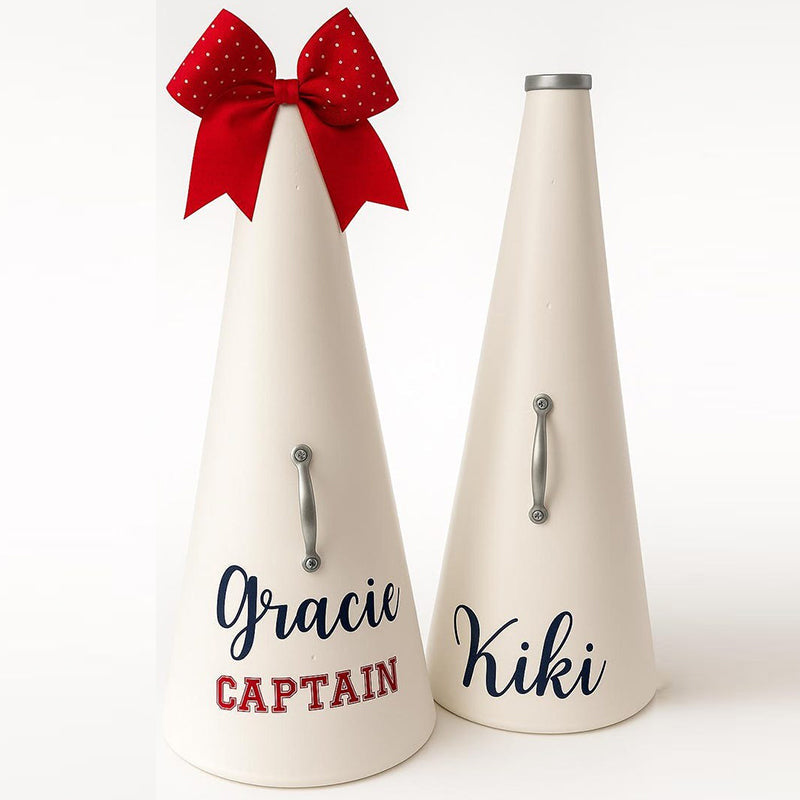 Cheer Megaphone Decals - Made to Order - DIY Application on your megaphone