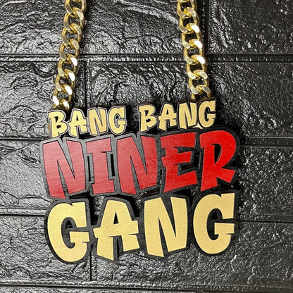 49er Niner Gang Niner Empire Chains Bling chain