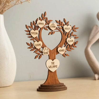 Personalized Free Standing Family Tree
