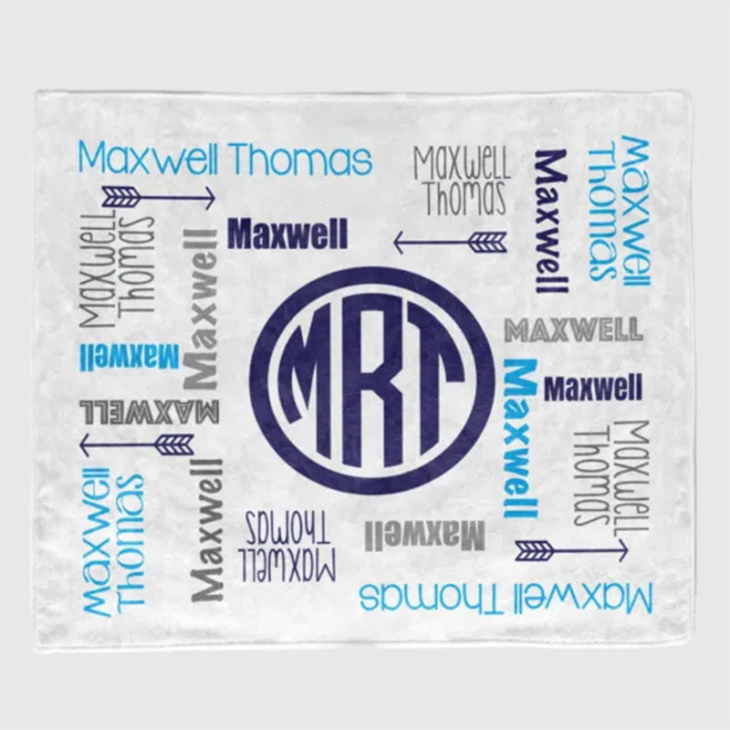 Custom Blanket with Name - Personalized Blanket