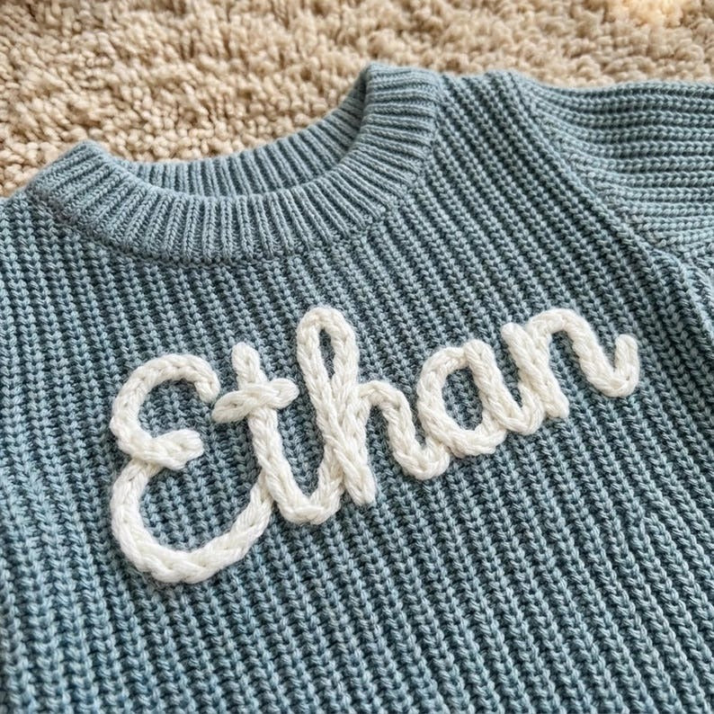 Hand Embroidered Name Baby Romper Set,Personalized Outfit