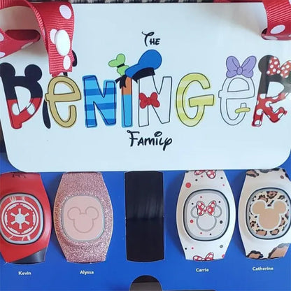Personalized Family Name Stroller Tag