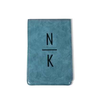 Leather Golf Scorecard Holder Yardage Book Cover
