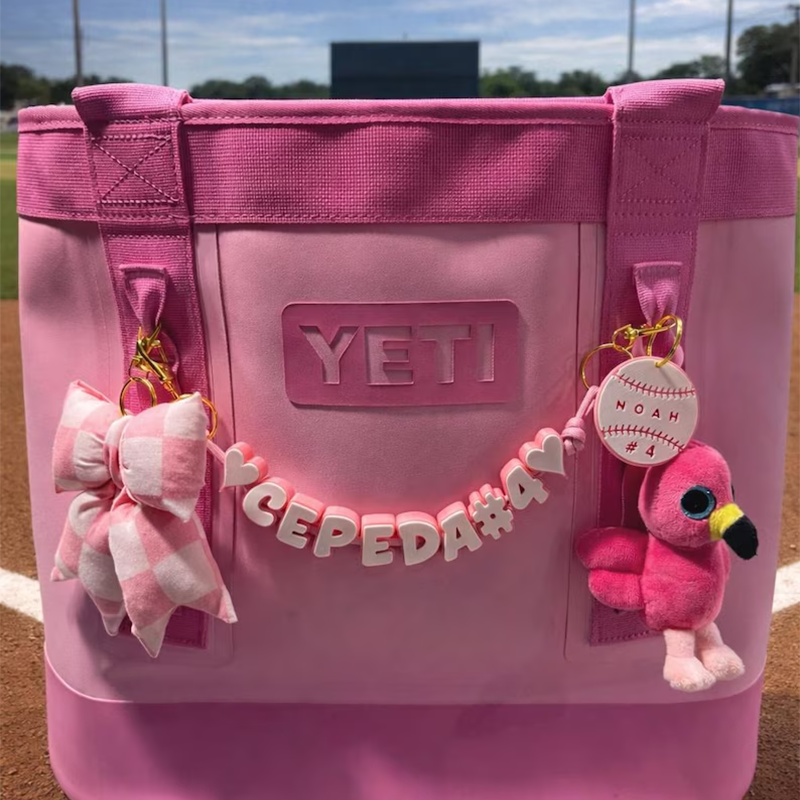Custom Charms for Yeti Camino and Bogg tote bags