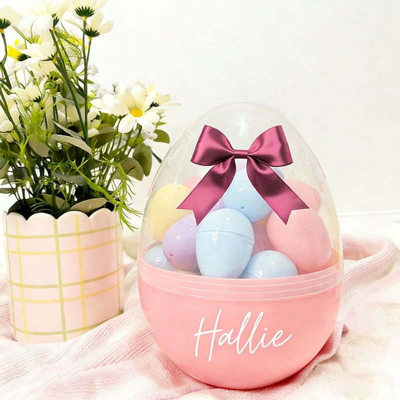 Personalised Giant Fillable Easter Egg - 30 Smaller Eggs Included