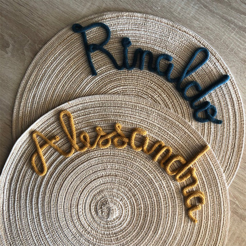 Placemat with name
