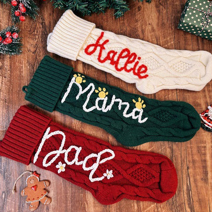 Paw Mom stockings Personalized Christmas Stockings