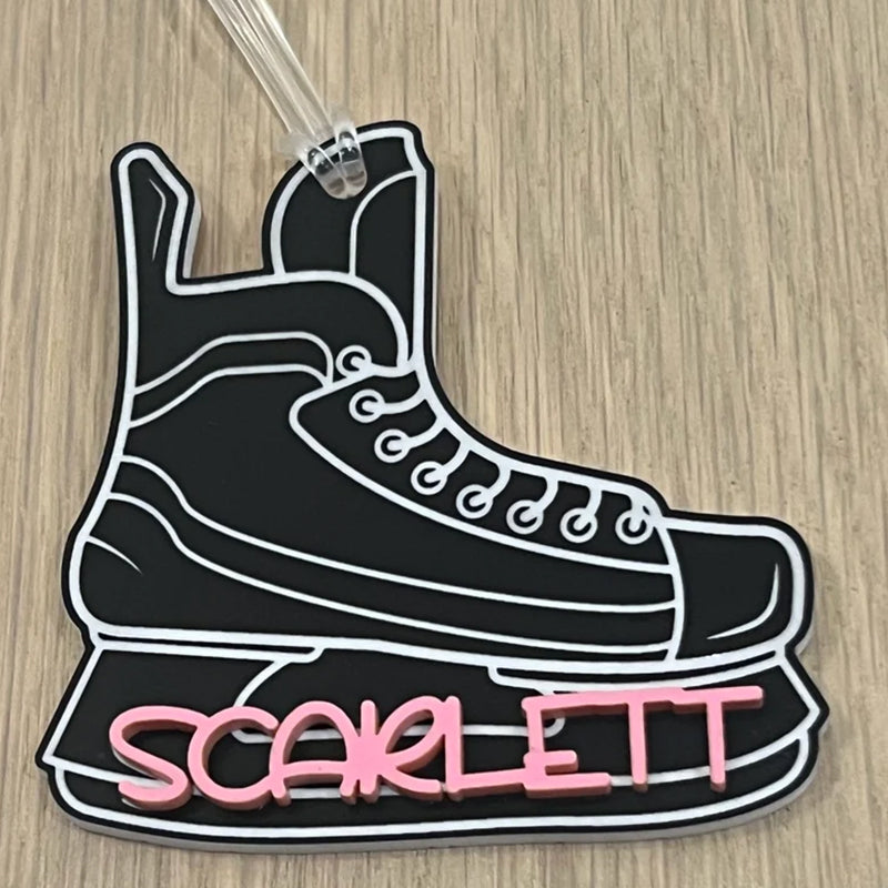 Personalized Name Tag Personalized Baseball Swimming Lacrosse Volleyball Hockey Soccer Dance Cheer Pom Tennis Football Hockey Track Pickleball Basketball Bag Tag