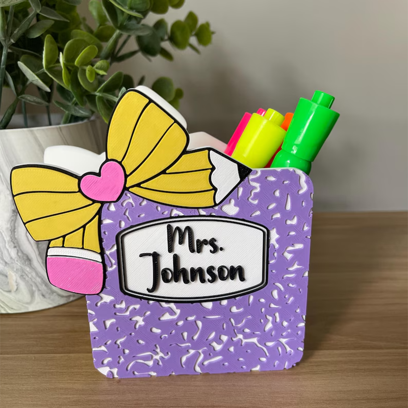 Personalized Teacher Pen Holder