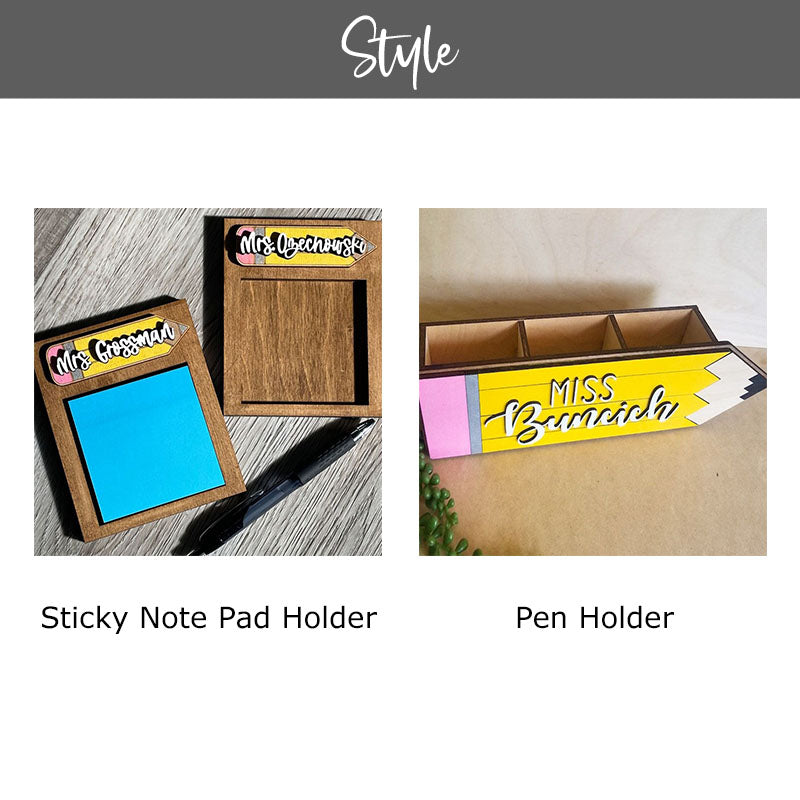 Personalized Teacher Desk Caddy, Teacher Gift