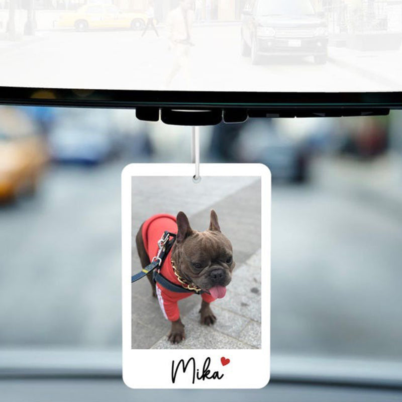 Personalized Photo Car Air Freshener, Custom Air Freshener