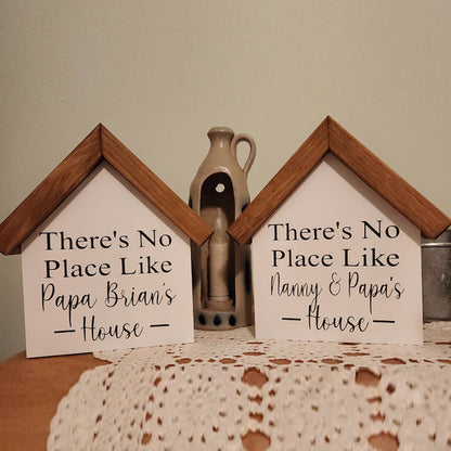 There's No Place Like Grandparents House Personalized Collector
