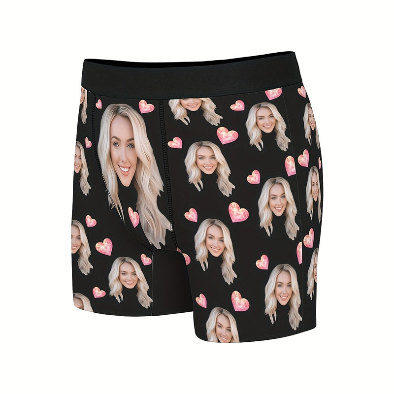 Men's Custom Boxer Briefs - Personalized Photo