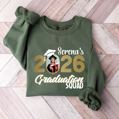 Photo Graduation 2026 Shirts,Custom Graduation T-Shirt