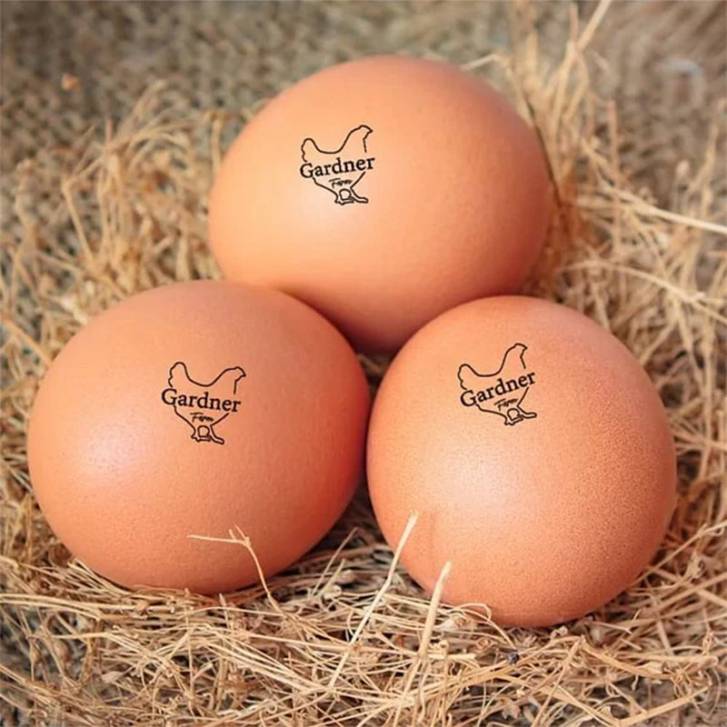 Personalized Custom Egg Stamp! Farm Stamp | Egg Marking | Egg Stamper | Egg Carton Stamp