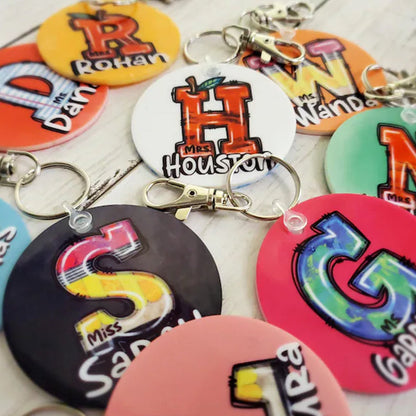 Personalized Teacher Keychain Appreciation Gift Back to School Gift
