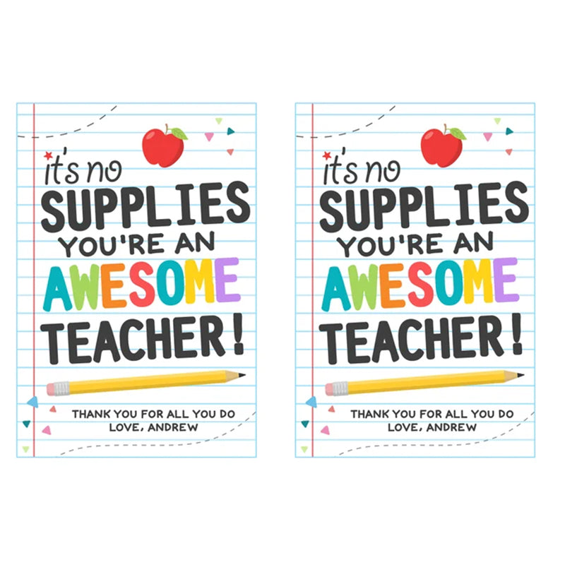 Teacher Appreciation Gift Tag  Acrylic Tag