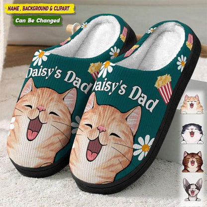 Accessories Pattern Dog Cat Plush Slippers