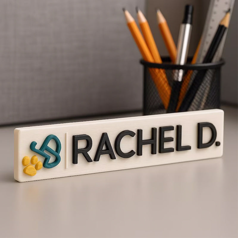 Custom Office Name Plate