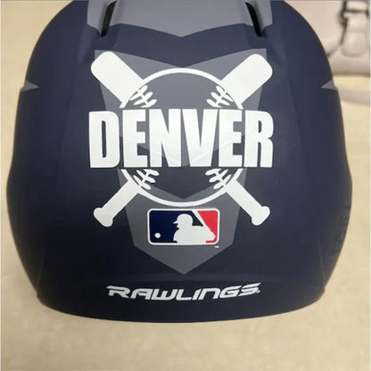Baseball Softball Helmet Decal, Personalized, Baseball Softball Sticker