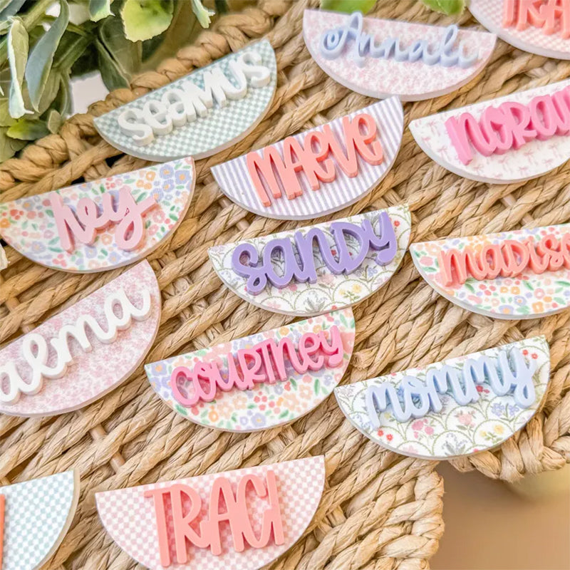 SUMMER Owala Name Plate, Personalized Owala Name Plate