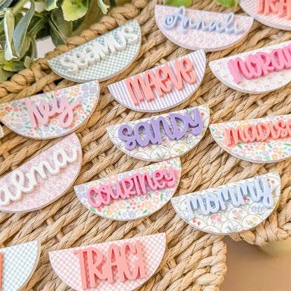 SUMMER Owala Name Plate, Personalized Owala Name Plate