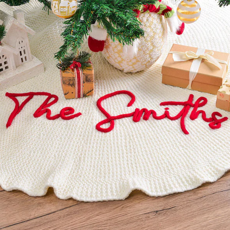 Personalized Christmas Tree Skirt