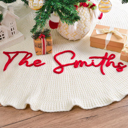 Personalized Christmas Tree Skirt