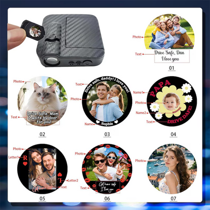 Custom Car Door Puddle Light, Personalized Photo for Car Door Lights