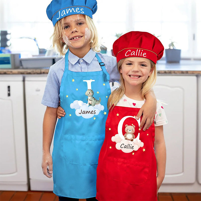 Personalized Animal Elephant Adjustable Kid Apron