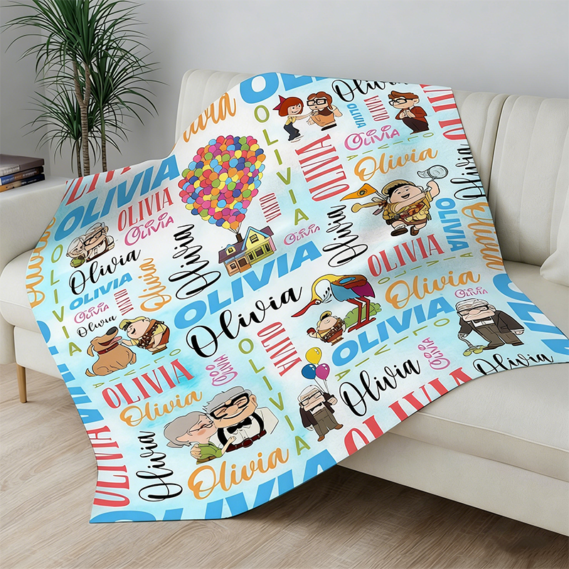 Personalized plush blankets