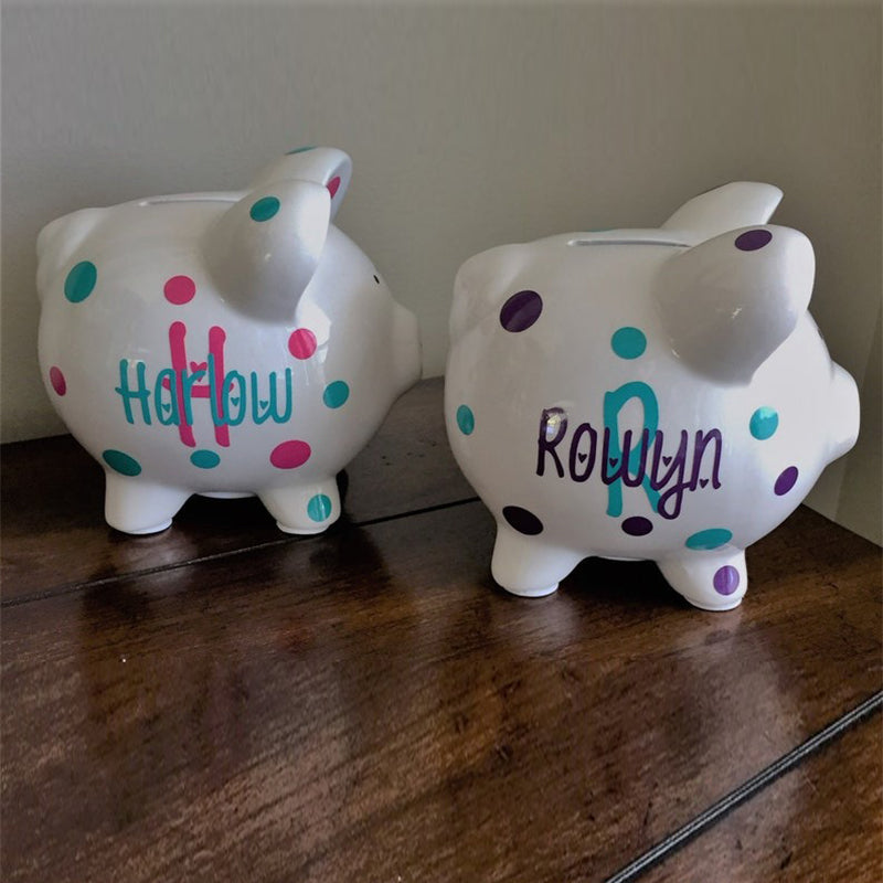 Personalized Piggy Bank-Piggy Bank For Boys-Piggy Bank For Girls-Piggy Banks