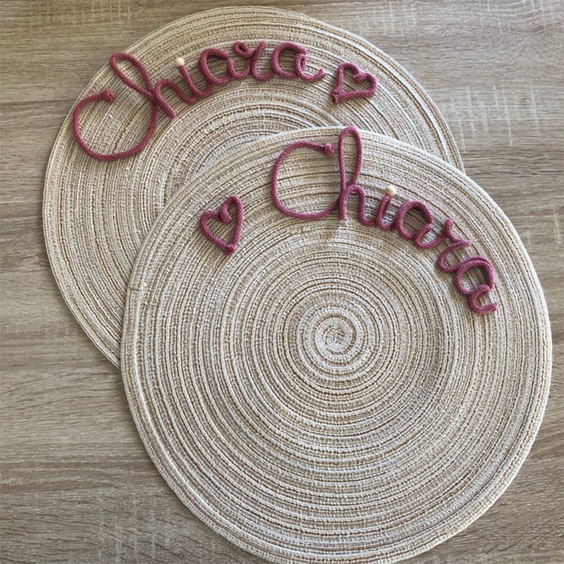 Placemat with name