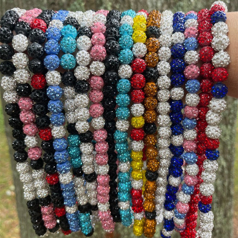 Custom Drip Beaded Necklace With Acrylic Drippy Plate Charm