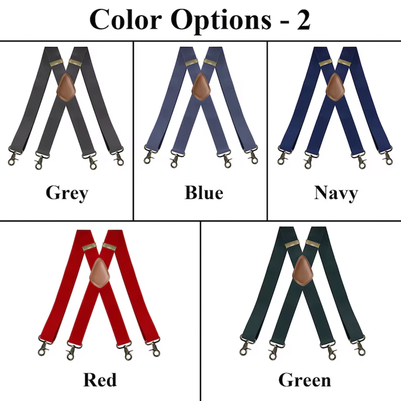 Custom Leather Suspenders,Personalized Suspenders