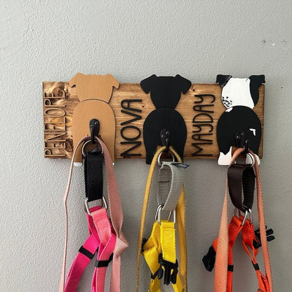 Custom Leash Holder / Leash Holder / Pet Storage