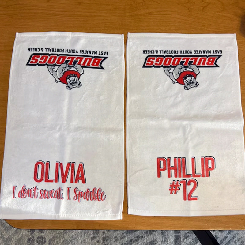 Sports Sweat Towel, athletic towel, sports team