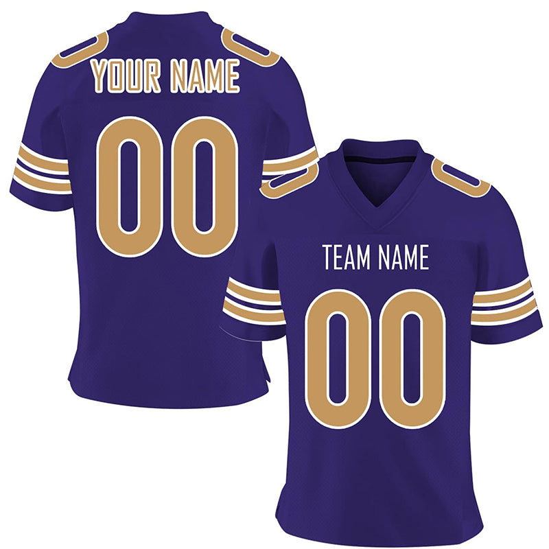 Personalized American Football Jersey, Custom Name Number Matching Team Jersey