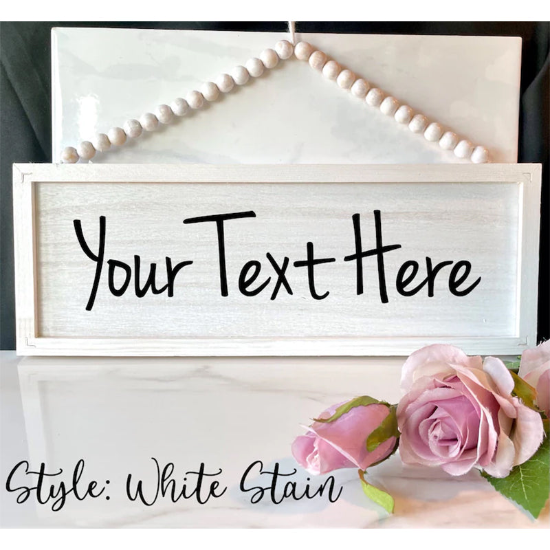 Custom sign, reversible sign, personalized office door sign
