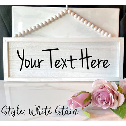 Custom sign, reversible sign, personalized office door sign