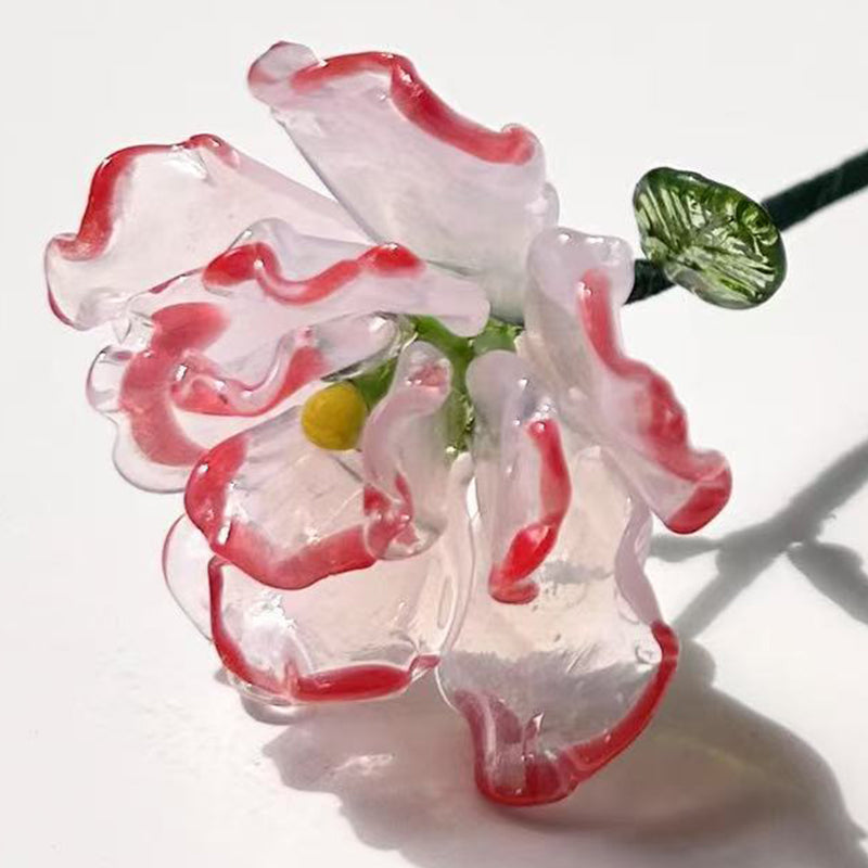 Glass Birth Month Flowers, Birth Flower Bouquet